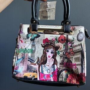 Noble Exchange - Colorful Graphic Satchel